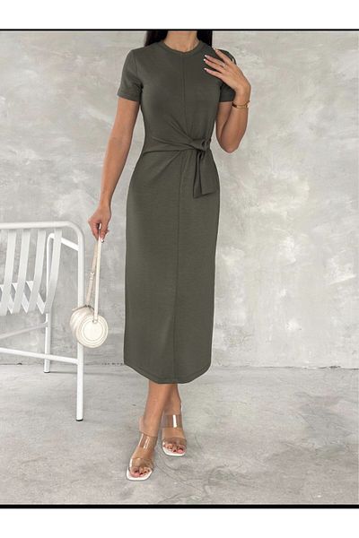 Butik Merrline Γυναικείο Oys Φόρεμα με μαλακή υφή με ζώνη