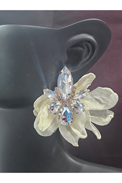 Elvinege Aksesuar Stone Evening Dress Earrings