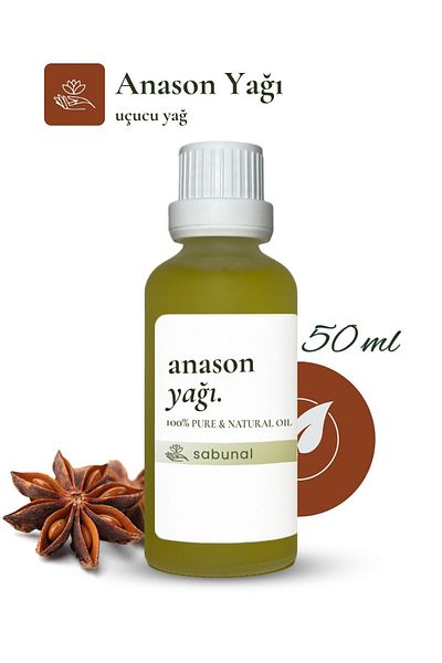 sabunal Anise Oil 50 ml - Pure Herbal Skin Care Aromatherapy Oil