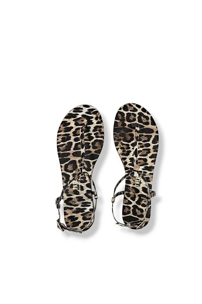 Tkees Leopard Pattern Flip Flops Women's Sandals