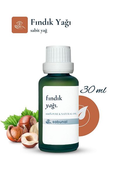 sabunal Hazelnut Oil 30 ml - Natural Cold Pressed Oil