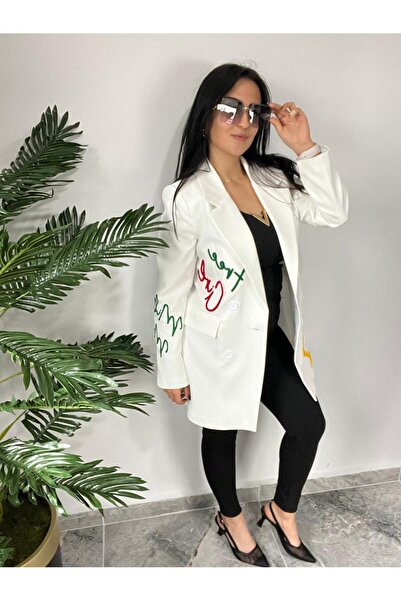 MODA Özel Nakışlı Tasarım Blazer Ceket