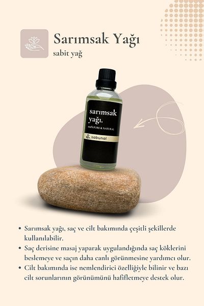 sabunal Garlic Oil 100 ml - Hair Care Oil