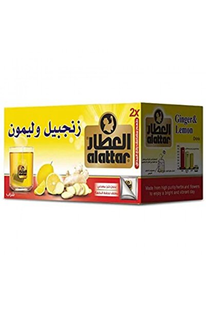 alatar شراب زنجبيل وليمون العطار 20 كيس