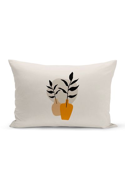 Bertille Home Minimalist Series Double Sided Digital Printed Throw Pillow Cover (Minimalist)