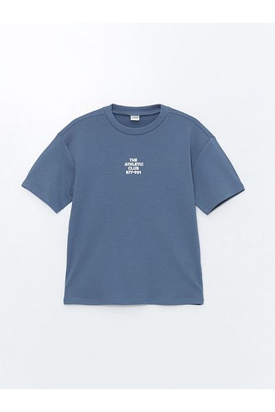 LC Waikiki Tricou pentru băieți din țesătură interlock 100% bumbac
