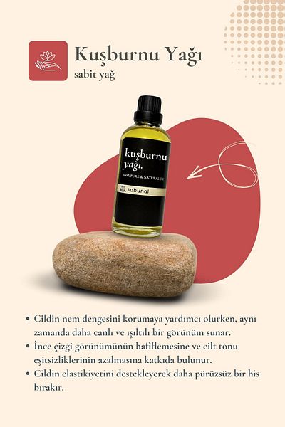 sabunal Rosehip Oil 100 ml - Natural Skin Care Oil