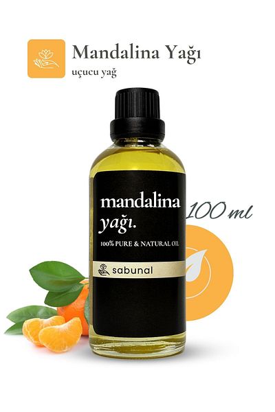 sabunal Tangerine Oil 100 ml - Aromatherapy and Skin Care Oil