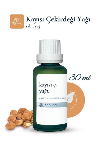 sabunal Apricot Kernel Oil 30 ml - Skin Care Oil