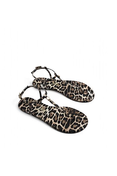 Tkees Leopard Pattern Flip Flops Women's Sandals