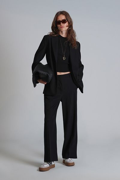Lufian Women's Black Nomi Trousers