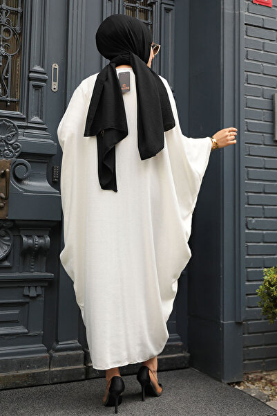 Neva Style Μανίκι νυχτερίδας Εκρού Τουνίκ 8654E