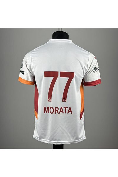Quaxram Morata G.alat.asara.y 24/25 Season Football εμπριμέ μπλουζάκι - Λευκό