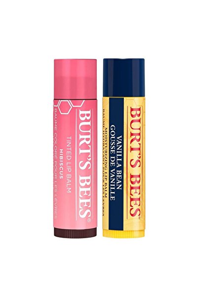 Burt's Bees بلسم شفاه ملون للعناية بالشفاه بالورد المجفف - بلسم شفاه ملون بال...