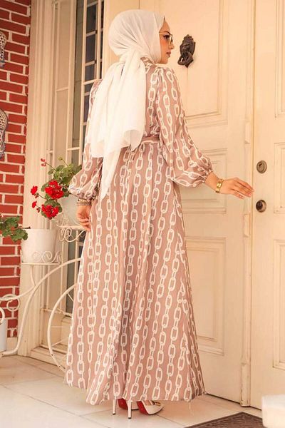Neva Style Rochie Hijab cu model de nurcă - 23422V