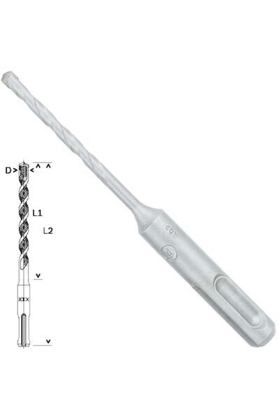 Bosch Sds Plus-1 Beton Delme Ucu 4 mm 50/110 2608680257