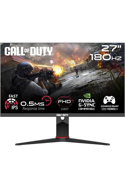 GAMEON Call Of Duty 27" FHD, 180Hz, MPRT 0.5ms, IPS, HDR Gaming Monitor with Adjustable Stand