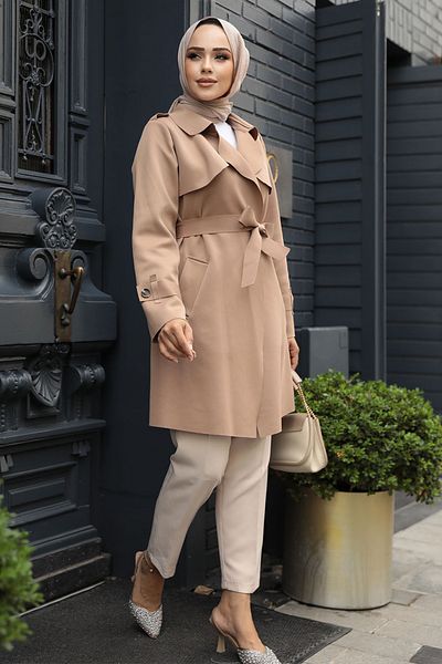 Neva Style Mink Hijab Cap - Belted, Model 72131V