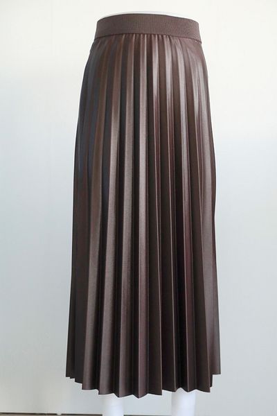Neva Style - Fusta Hijab Maro Inchis plisata 4892kkh