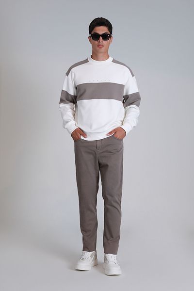 Lufian Slim Fit Chino Trousers - Helt Sport Men's Sand