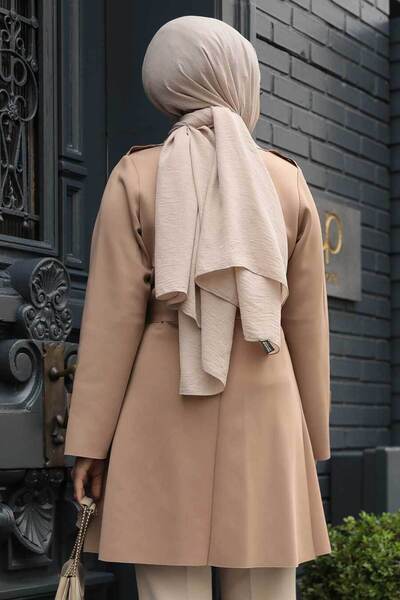 Neva Style Kemerli Vizon Tesettür Kap 72131V