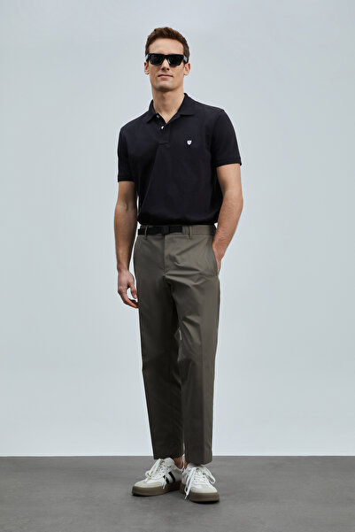 Lufian Laon Smart Men's Black Polo T-Shirt