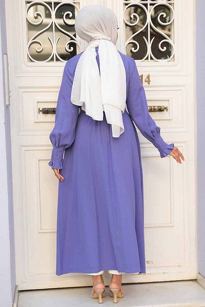 Neva Style Λιλά Ζώνη Hijab Cap - 59931LILA