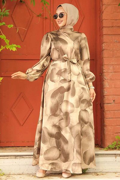 Neva Style Rochie Hijab cu model de nurcă - 23424V
