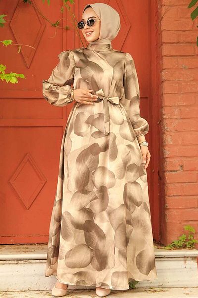 Neva Style Rochie Hijab cu model de nurcă - 23424V