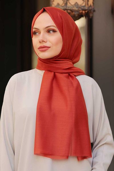 Neva Style شال حجاب تان 48410 تيرابايت