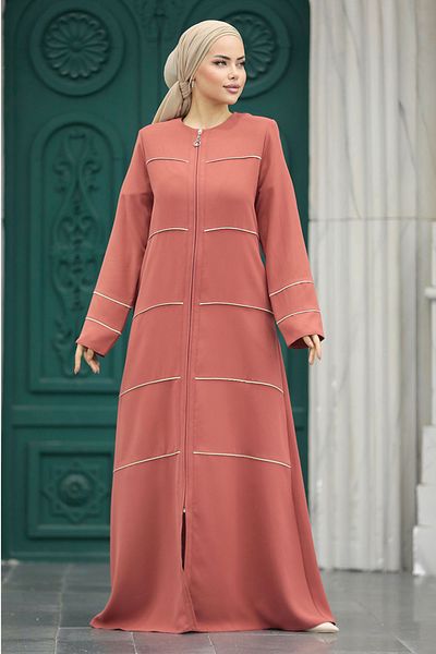 Neva Style Hijab cu gresie cu dungi 20044krmt