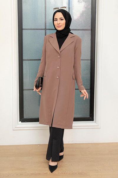 Neva Style معطف المنك الحجاب السترة 56950v