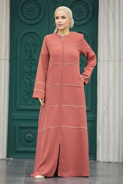 Neva Style Hijab cu gresie cu dungi 20044krmt