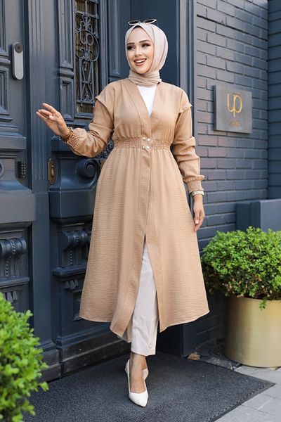 Neva Style Hijab Biscuit - Κλείσιμο με κουμπί, Μοντέλο 672BS