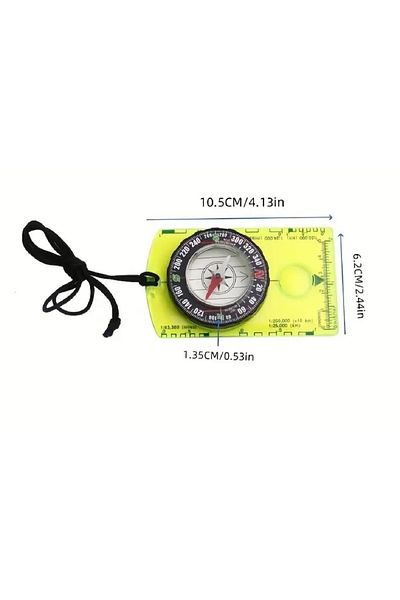 kho military design Waterproof Acrylic Compass-Map Scale