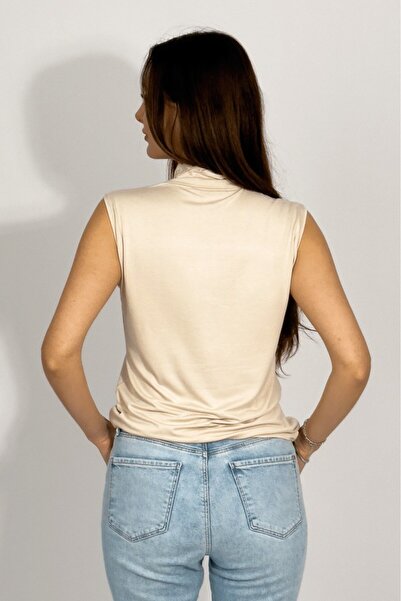 Betimoda Γυναικείο Μηδενικό Μανίκι Μισό Ζιόν Σώμα 1 Τεμάχιο Ανοιχτό Μπεζ