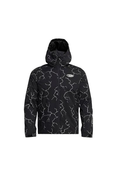 Quiksilver Boy's Snowboard Jacket High in the Hood Printed Hooded