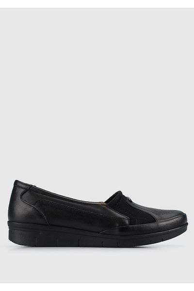 Eclipse Leather Black Women's Shoes