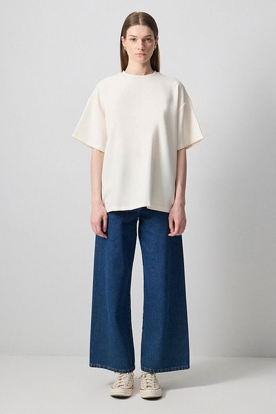 Touché Privé Short Sleeve Crepe T-Shirt
