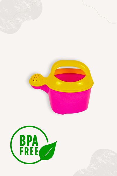 BubbyPlay Summer Beach Set Pitcher, Shovel, Rake, Mix 2 Sand Molds Mixed Color