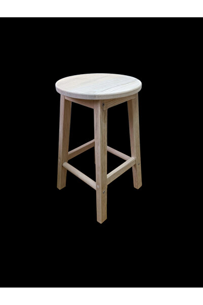 sjs ahşap Yuvarlak Ahşap Tabure