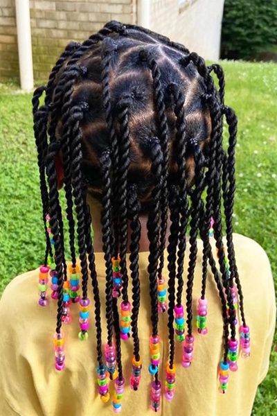CAŞ DEKORASYON Mixed Color Hair Beads