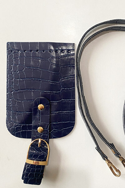 vollen yarn طقم محفظة جلدية للهاتف المحمول منقوشة بمشبك صغير الحجم