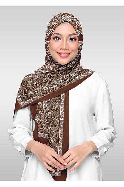 İpekal Σάλι Lycra Voile Ethnic με σχέδια - 04970