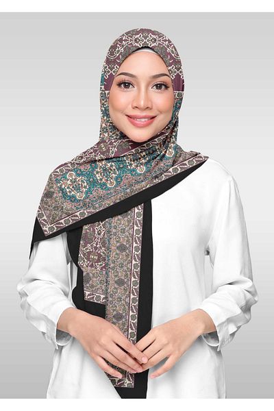 İpekal Σάλι Lycra Voile Ethnic με σχέδια - 04970
