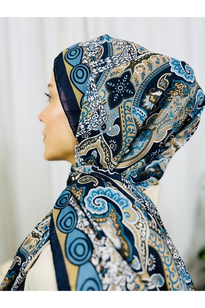 kubbe Zen Soft Cotton Shawl - Capture a Peaceful and Stylish Style with Retro Ethnic Pattern