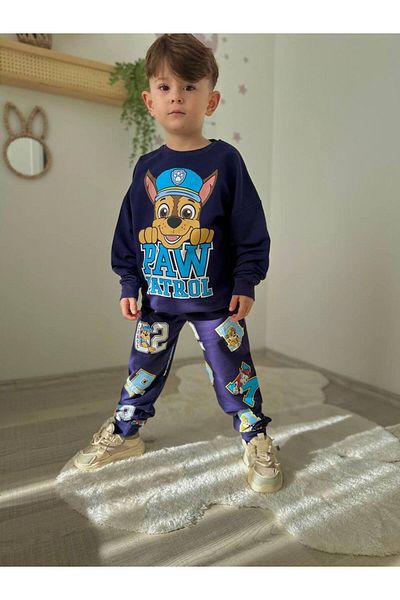 SACRO KİDS Paw Patrol Printed 2 Thread Seasonal Suit
