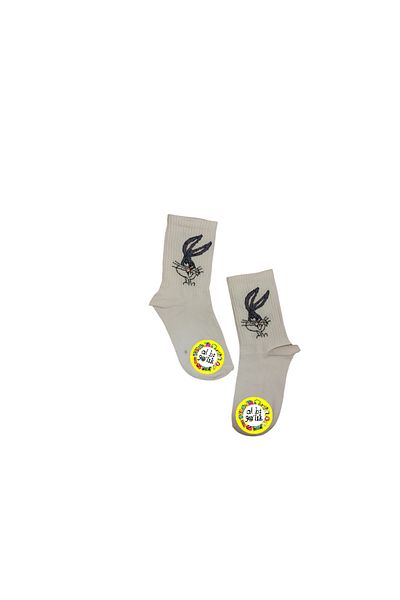 AL Bİ 90LIK BUGS BUNNY PATTERNED COLLEGE SOCKS