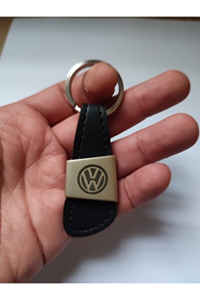 Genel Markalar Volkswagen Logolu Metal Gümüş Anahtarlık