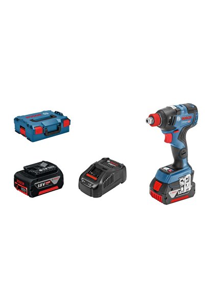 Bosch Professional GDX 18V-200 C 5,0 Ah Çift Akülü Darbeli Somun Sıkma - Kömü...
